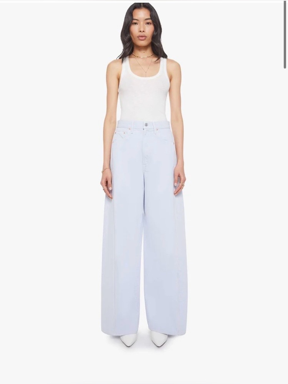 Mother Pipe Dream sneak jeans blue size 24 NWT